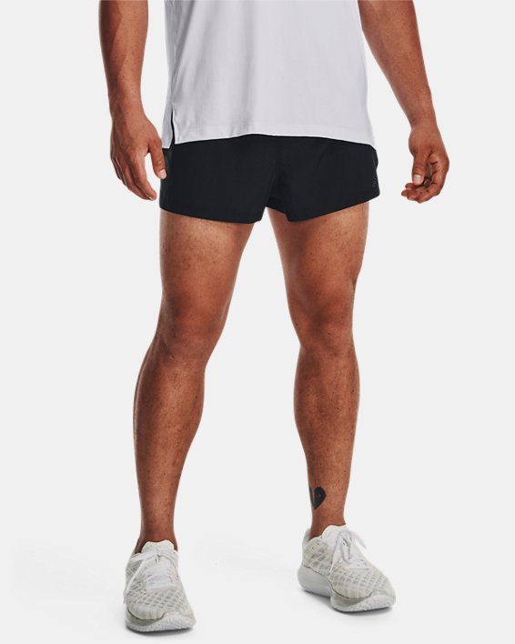 Men's UA Launch Split Perf Shorts in Black image number 0